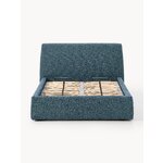 Blue Upholstered Bed 120x200