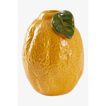 Keltainen designmaljakko (limone) h=19