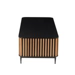 Melns kafijas galdiņš Linea