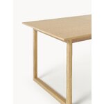 Light brown extendable dining table (calla) 90x120-160 whole