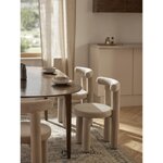Beige Upholstered Chair (Calan)