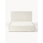 Light beige Continental bed (Eliza) 180x200