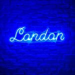 Sininen led-valo lontoo (candyshock)