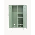 Light green metal cabinet the twinny (mustard made)