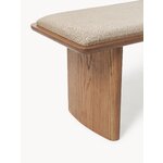 Brown Upholstered Bench (Chandler)
