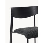 Black Upholstered Chair (Nadia)