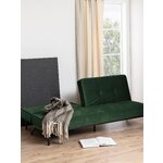 Žalioji aksominė miegamoji sofa