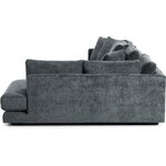 Grey Large Corner Sofa (Tribeca)