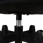 Juoda odinė baro kėdė Mae