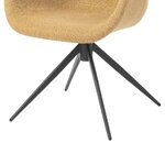 Honey-colored dining chair with Maliga