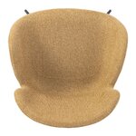 Honey-colored dining chair with Maliga