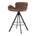 Burgundy Bar Stool with Maliga