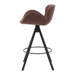 Burgundy Bar Stool with Maliga