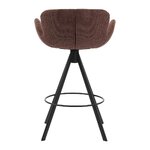 Burgundy Bar Stool with Maliga