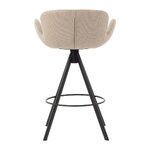 Light gray bar stool with Maliga