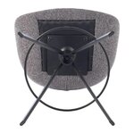 Dark gray bar stool with Maliga