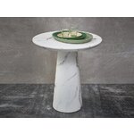 Marble imitation dining table disc (pols potten) d=70 with a cosmetic defect