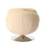 Beež pöörlev tugitool (memento faux fur)