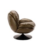 Pruun pöörlev tugitool (memento faux leather)