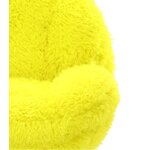Kollane pöörlev tugitool (memento faux sheepskin)