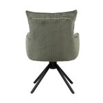 Zaļš grozāms ēdamistabas krēsls Moda