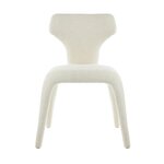 Balta Bouclé valgomojo kėdė Mocha