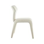 Balta Bouclé valgomojo kėdė Mocha