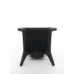 Tamsiai pilka Bouclé Valgomojo kėdė Mocha