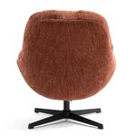 Terakotos spalvos fotelis Molto