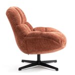 Terakotos spalvos fotelis Molto