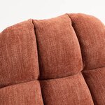 Terakotos spalvos fotelis Molto