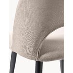 Light gray velvet chair (rachel)