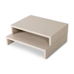 Low solid wood coffee table plateau (hkliving) with beauty flaws.