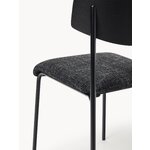 Black Upholstered Chair (Nadia)
