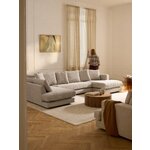 Beige Large Corner Sofa (Tribeca)
