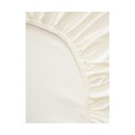 White Cotton Elasticated Bed Sheet Lara (Traumwohl)180x200
