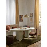 White oval dining table (anaya)