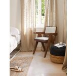 Brown Solid Wood Armchair (Sissi)