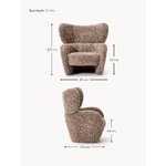 Dark Beige Buklee Armchair (Teyvat)