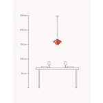 Оранжевый подвесной светильник (Милли)