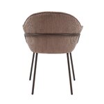 Ruda valgomojo kėdė Noma