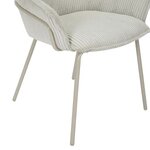 Light gray dining chair Noma