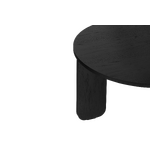 Черный маленький круглый журнальный столик (noomaa) цел