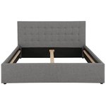 Gray upholstered bed (180x200) (soon)