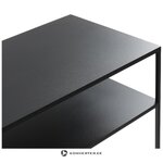Melns konsoles galds (pielāgota forma)