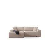 Balta sofa-lova su daiktadėže (privačiame lange)
