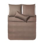 Dark Brown Cotton Duvet Cover (Comfort) 220x240