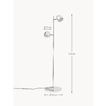 Sudraba grīdas lampa (almo) (veselā, vesela)