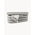 Grey Upholstered Bench Alto