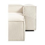 Lengva didelė modulinė sofa su pufu (Lennon) 327 cm
